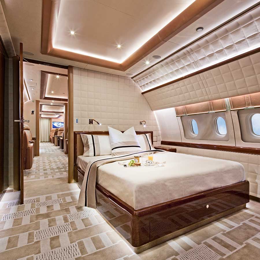 Inside the incredible £90m private jet that is big enough to sleep 17  people in luxury – The US Sun | The US Sun