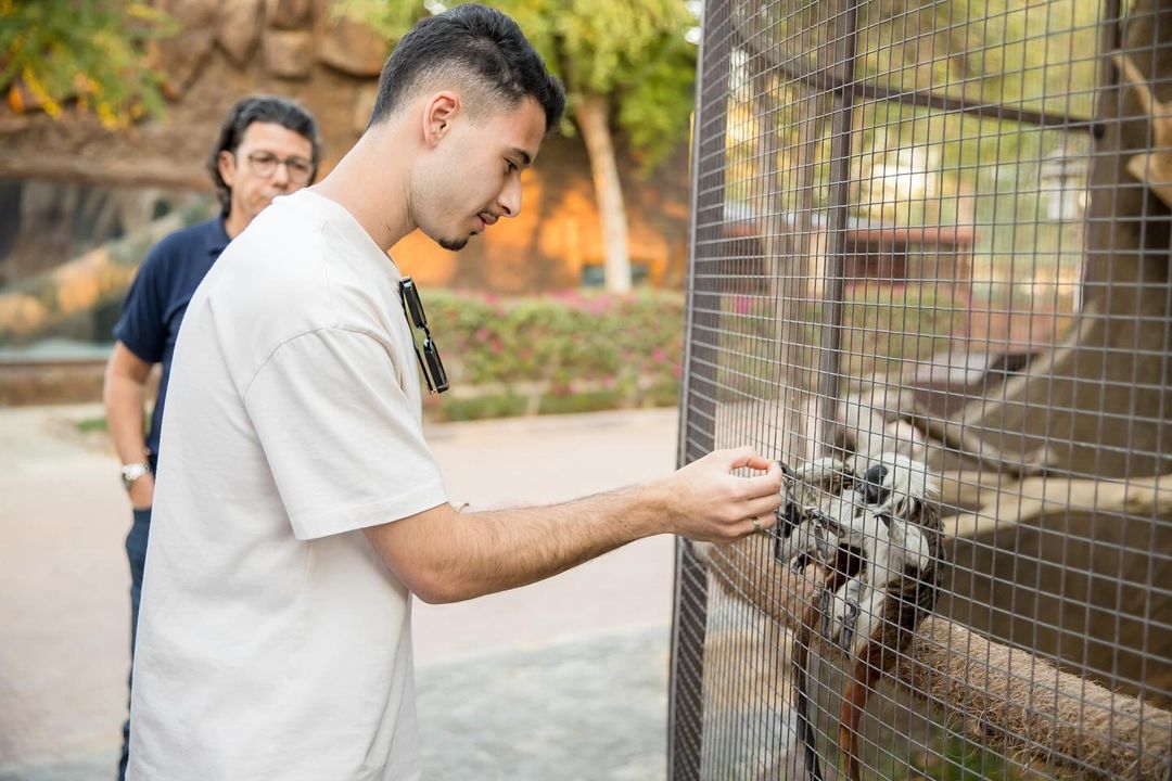 SUPER COUPLE: Arsenal's Martinelli and Vieira's Exciting Dubai Zoo Adventure