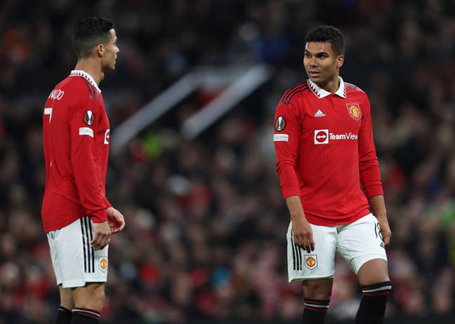 Ronaldo is reportedly keen to reunite with Casemiro at Al Nassr (Image: Getty)