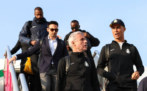 Cristiano Ronaldo Arrive In Shenzhen For His China Tour