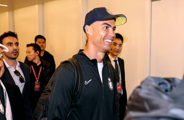 Cristiano Ronaldo Arrive In Shenzhen For His China Tour