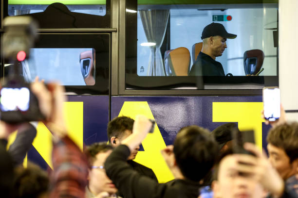 Cristiano Ronaldo Arrive In Shenzhen For His China Tour