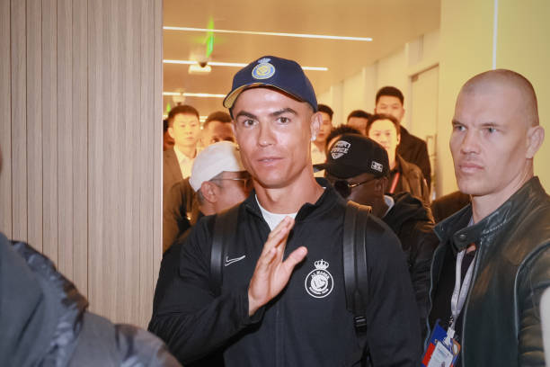 Cristiano Ronaldo Arrive In Shenzhen For His China Tour