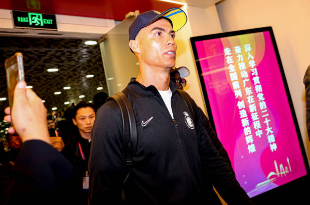 Cristiano Ronaldo Arrive In Shenzhen For His China Tour