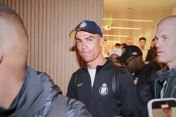 Cristiano Ronaldo Arrive In Shenzhen For His China Tour