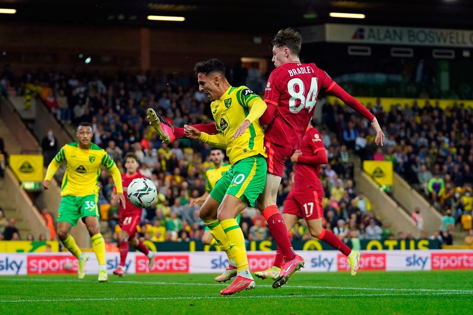 Conor Bradley: How Liverpool debutant performed at Norwich on a proud night  for Northern Ireland | BelfastTelegraph.co.uk