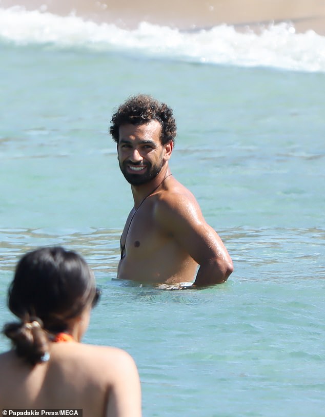 Mohamed Salah enjoys a holiday on Mykonos after signing new £400,000-a-week  deal at Liverpool | Daily Mail Online