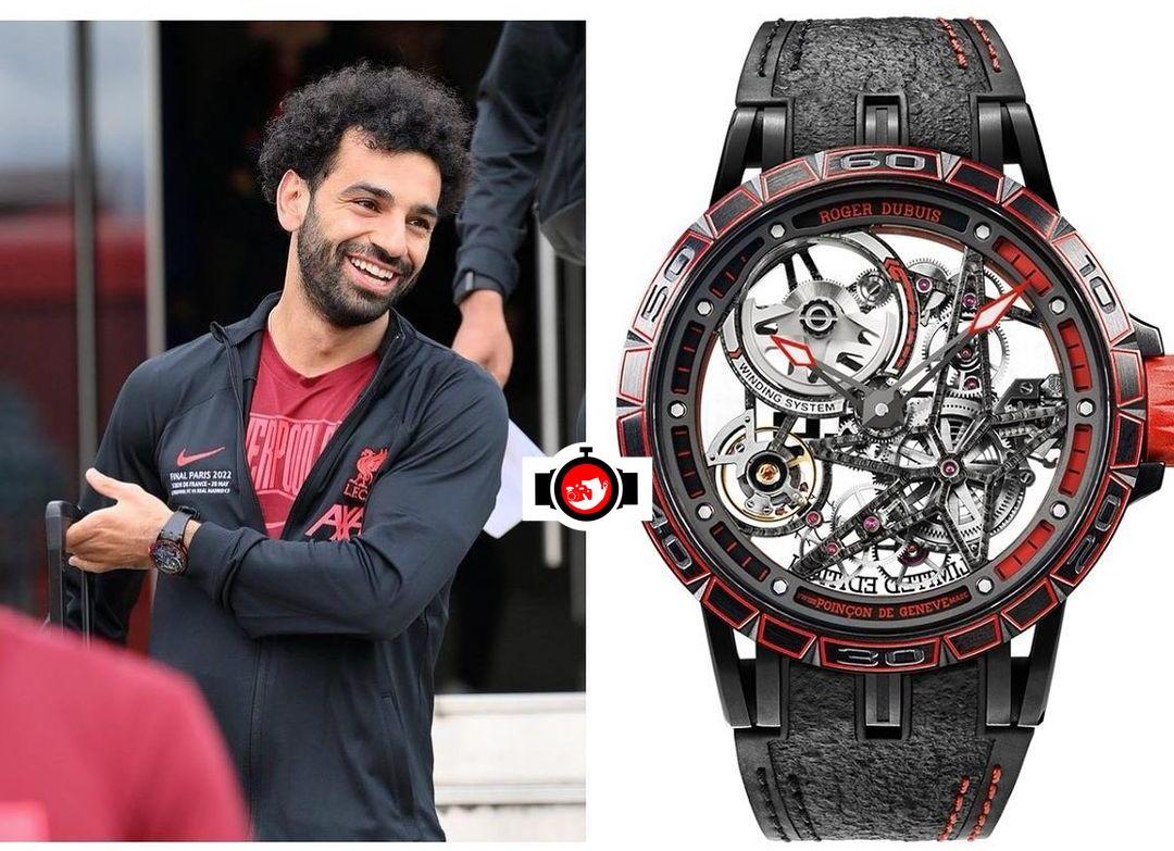 Footballer Mohammed Salah spotted wearing Roger Dubuis