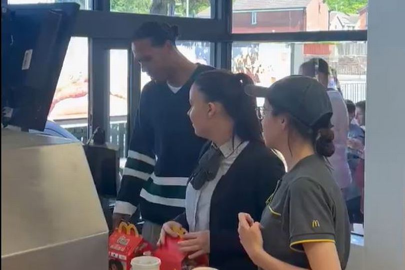 Virgil van Dijk spotted working at Liverpool…