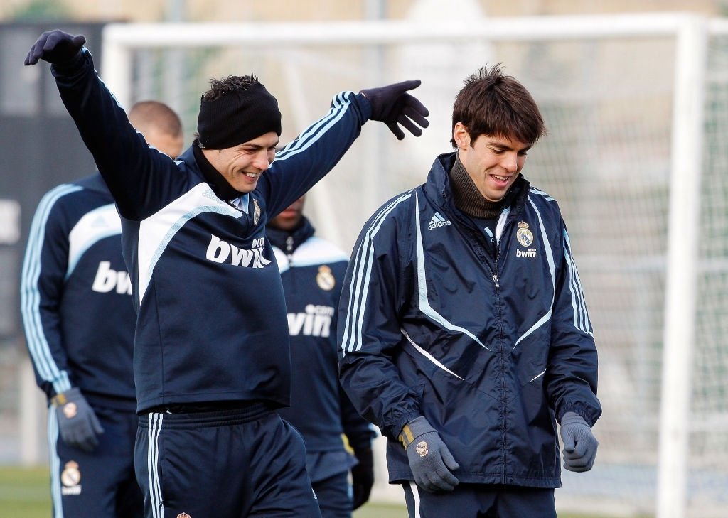 The CR7 Timeline. on X: " Cristiano Ronaldo and Ricardo Kaka during a training session in 2009. https://t.co/rxMN2HBwoq" / X