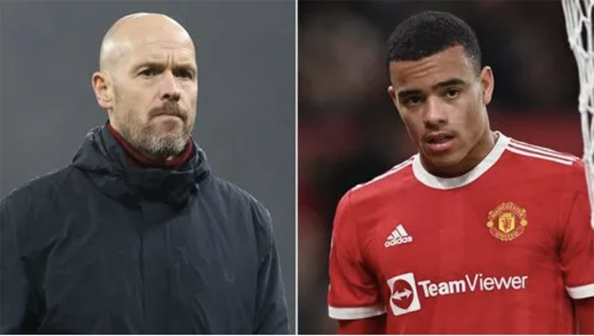 Ten Hag continues to assert that he does not have the right to decide Greenwood's future at MU. PHOTO: MIRROR