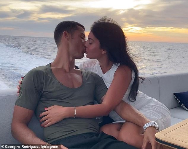 Couple: Georgina and football legend Ronaldo, 38, are currently based in Saudi Arabia where he plays for Saudi Pro League outfit Al-Nassr