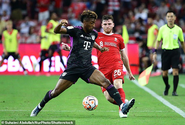 Liverpool's Andy Robertson emerges as transfer target for Bayern Munich...  with the left-back their TOP choice to replace Alphonso Davies after Real  Madrid's 'verbal agreement' with the Canadian | Daily Mail Online