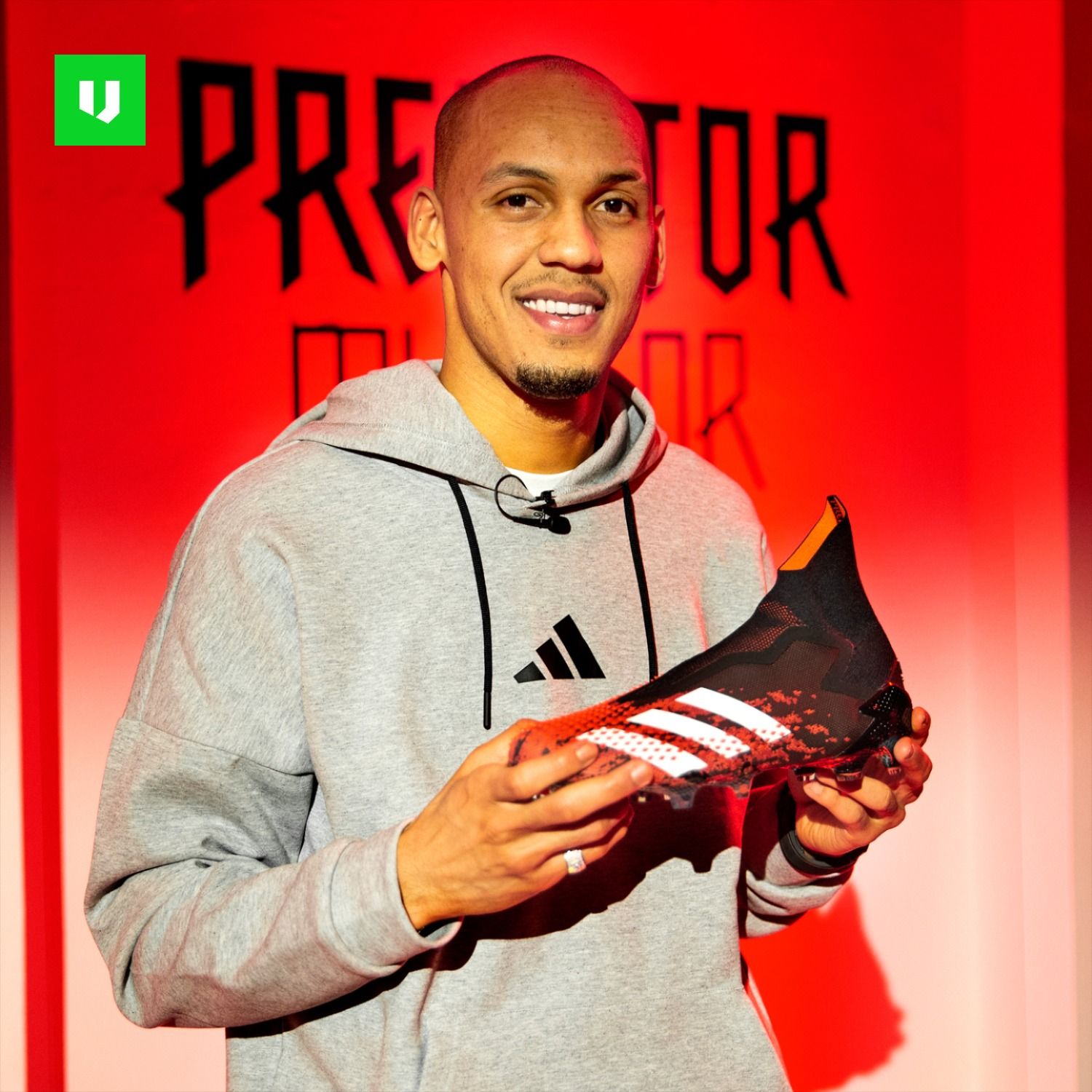 FLAME WARRIOR: Ex-Liverpool Star Fabinho Teams Up with Adidas, Unveils Super Boots in Predator 20+ Photoshoot