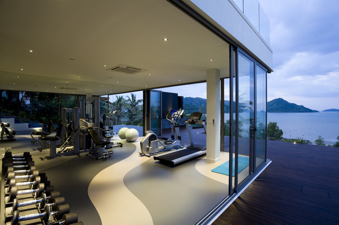 Designing a Chic Home Gym - Mansion Global