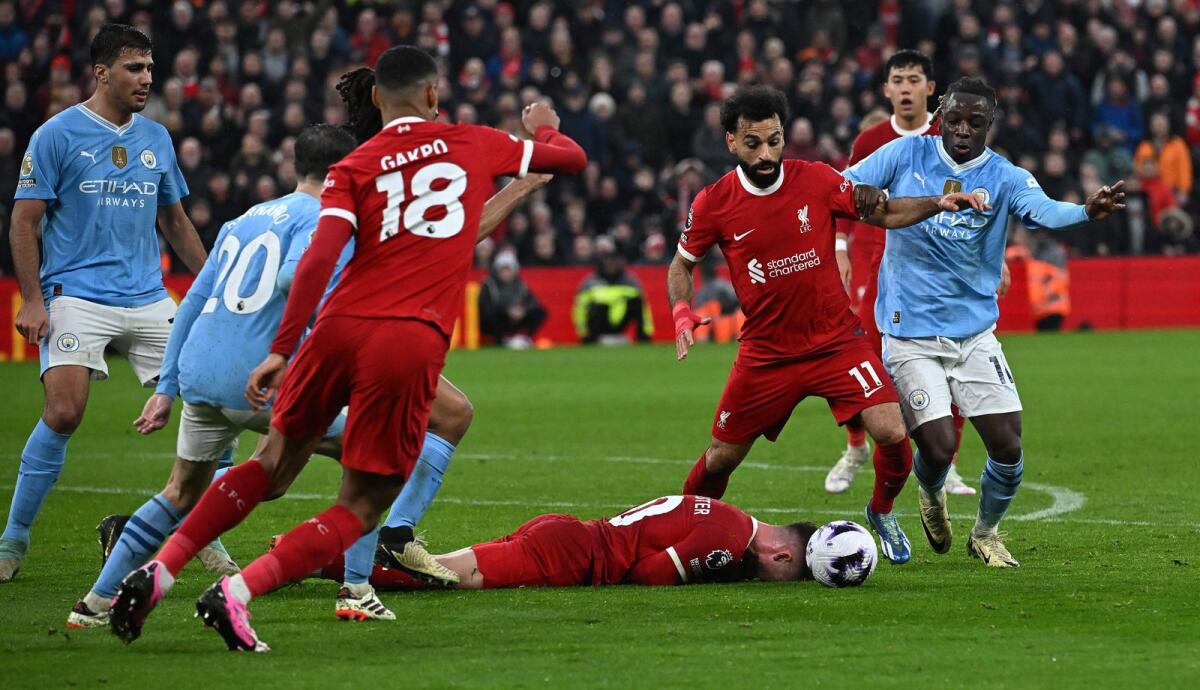 Mac Allister penalty earns 1-1 draw for Liverpool against Man City in Anfield thriller - News | Khaleej Times