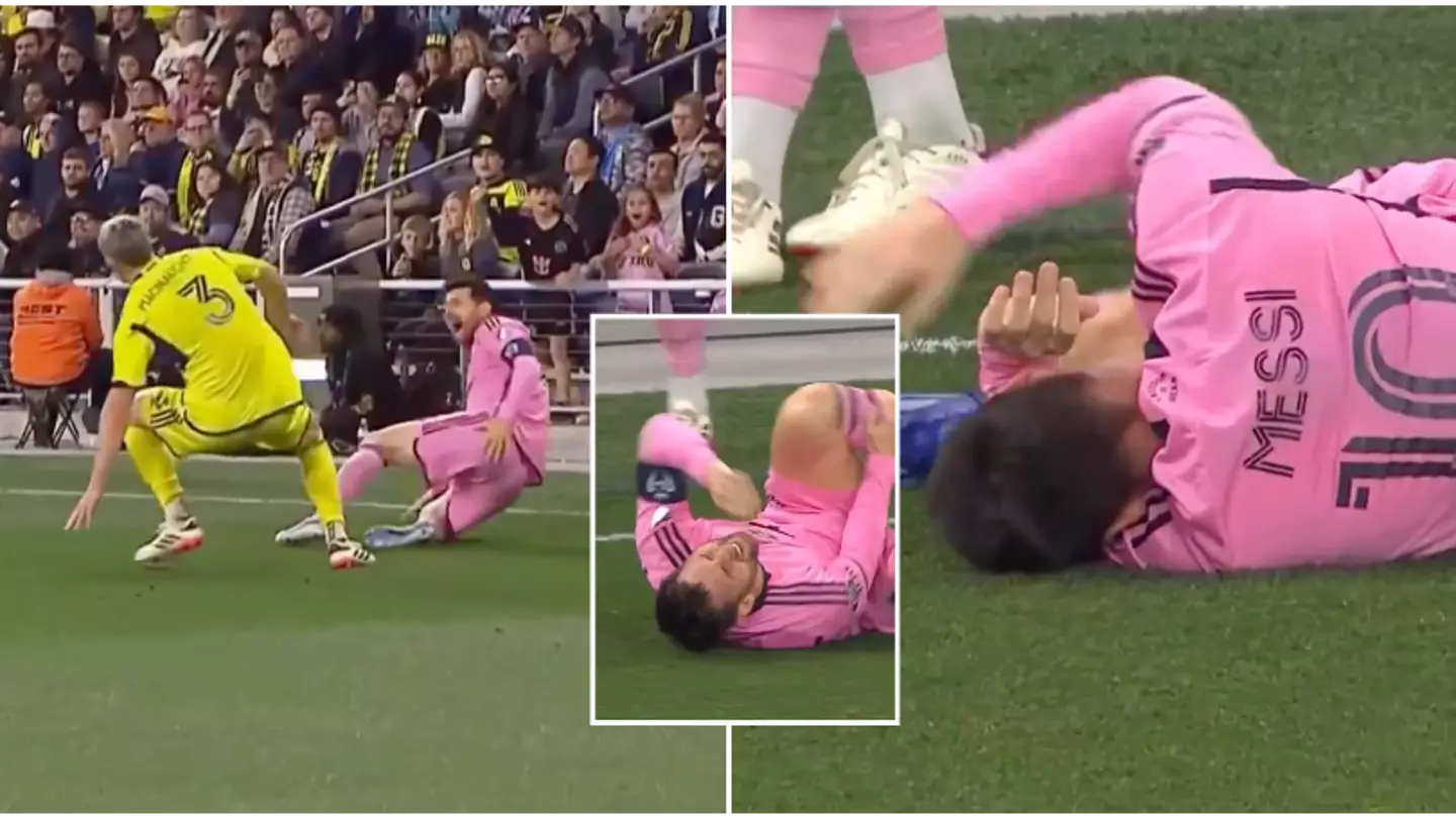 Lionel Messi somehow escapes serious injury after horror moment in Inter  Miami match