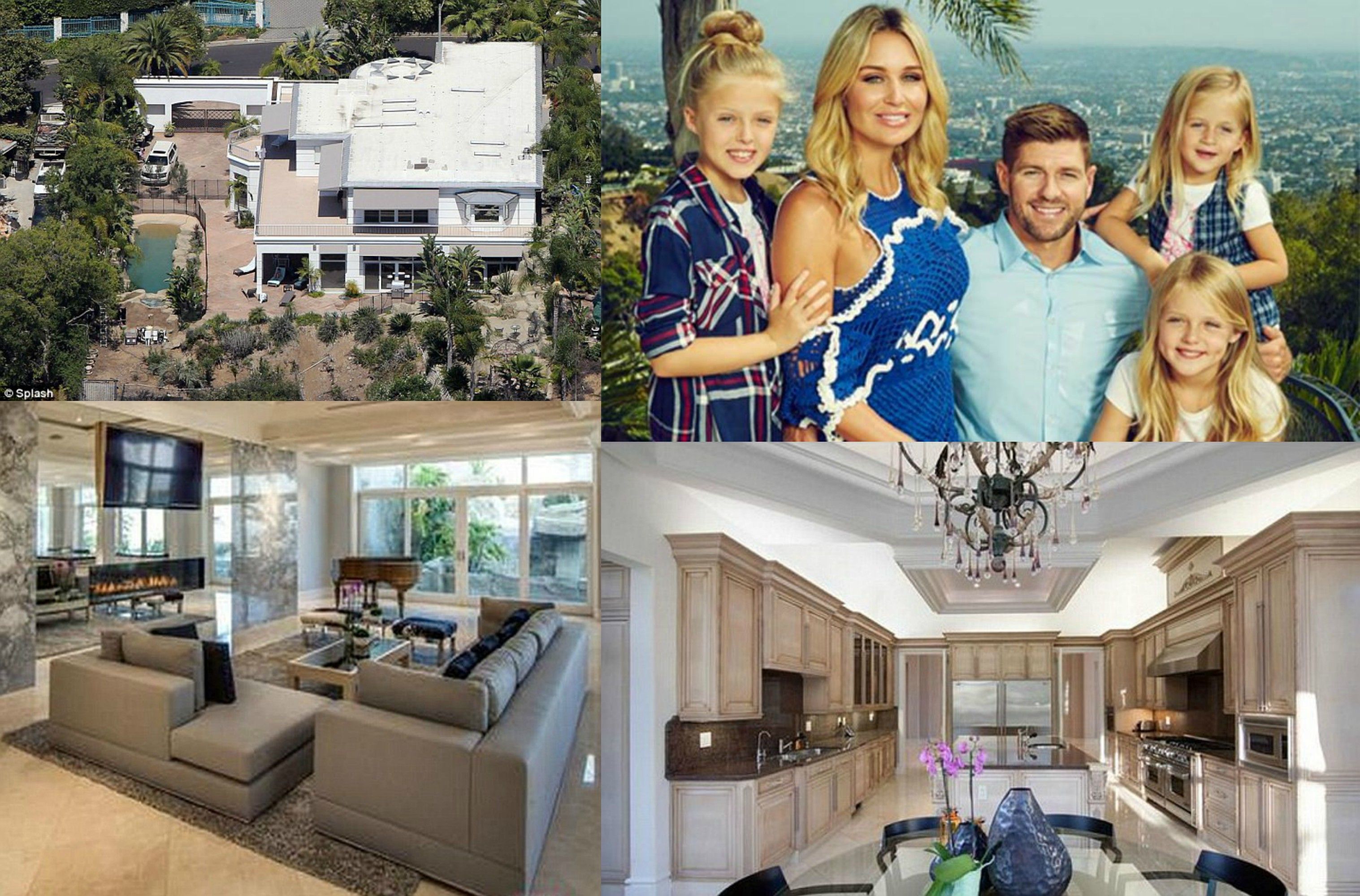 Another of our favourite footballers, Steven Gerrard, also made the move across the pond last year, but unlik… | Celebrity houses, Celebrities, Beverly hills houses