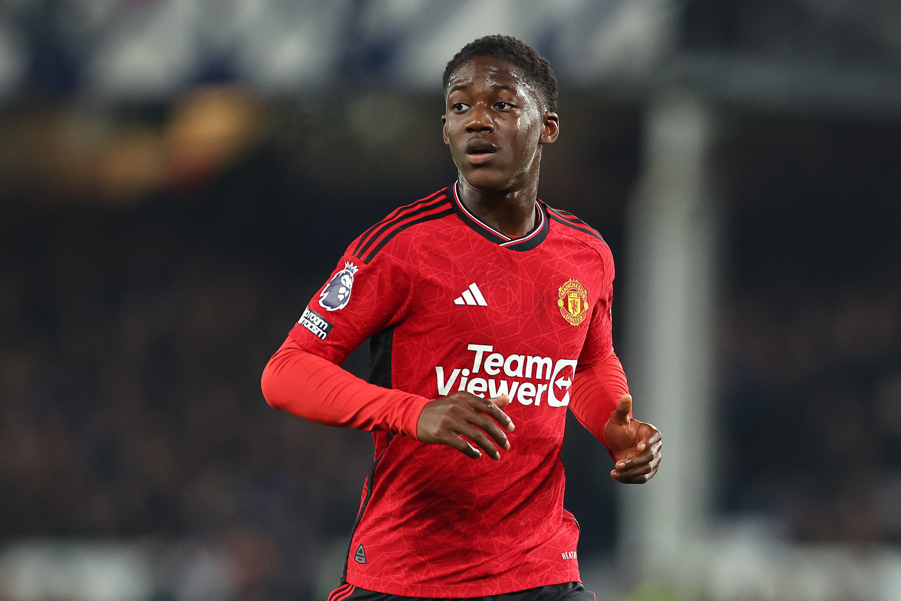 Kobbie Mainoo has broken into Manchester United's first team this season