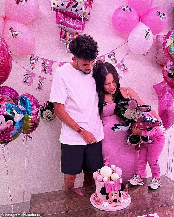 Luis Diaz's wife posts emotional birthday message for their 2-year-old  daughter| All Football