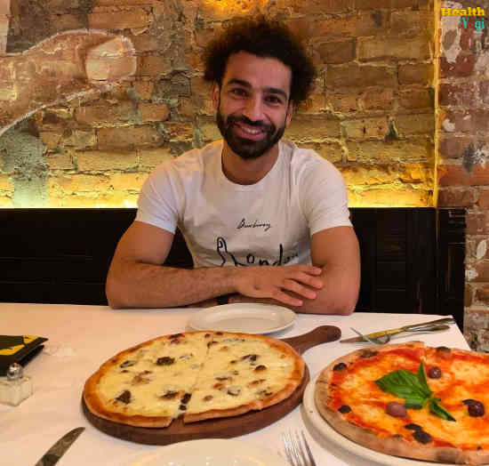 Pizza is Salah's guilty pleasure