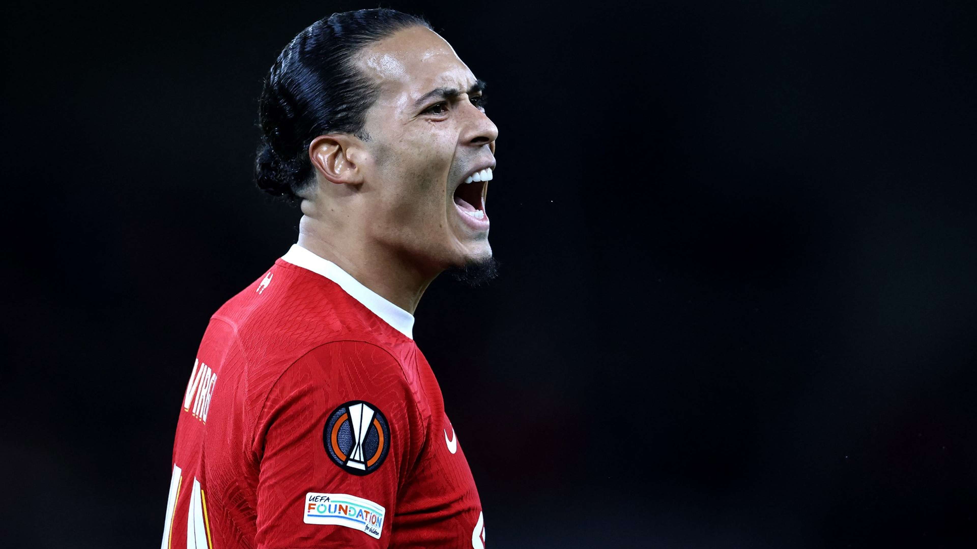 Virgil van Dijk Liverpool Atalanta Europa League 2023-24