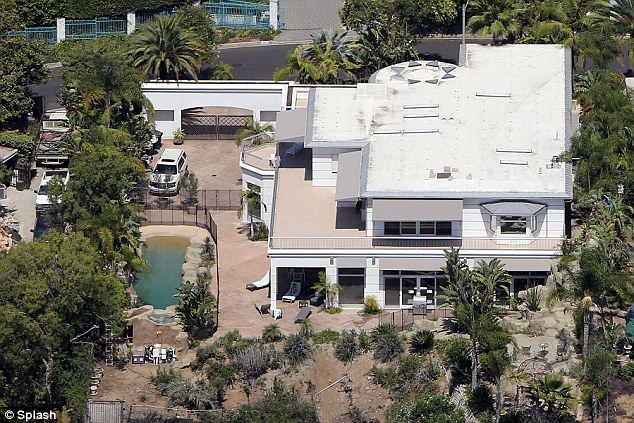 Luxury: Steven Gerrard's new six-bedroom mansion in the star-studded Beverly Hills after moving to LA Galaxy 