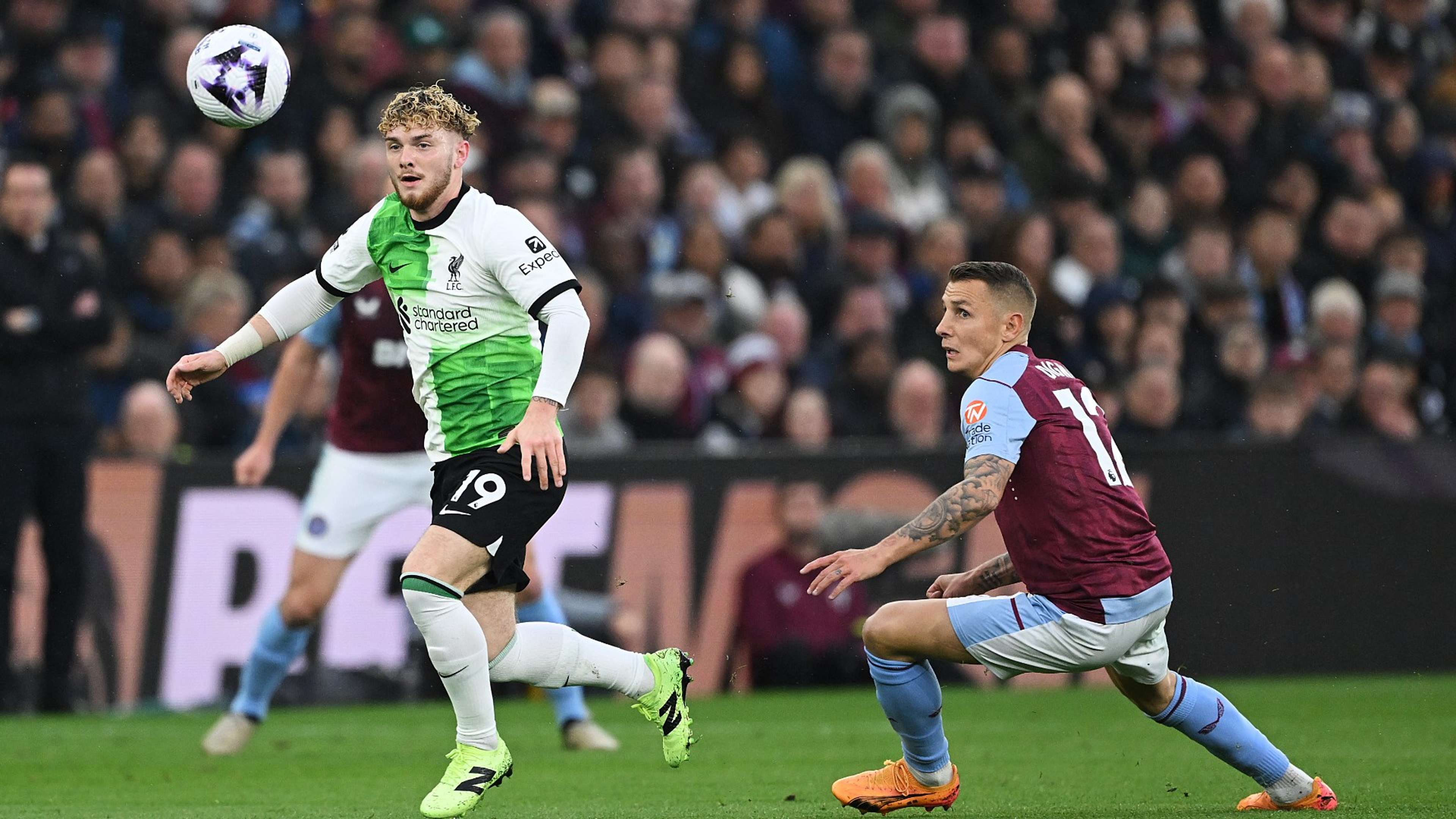 Harvey Elliott Aston Villa Liverpool Premier League 2023-24