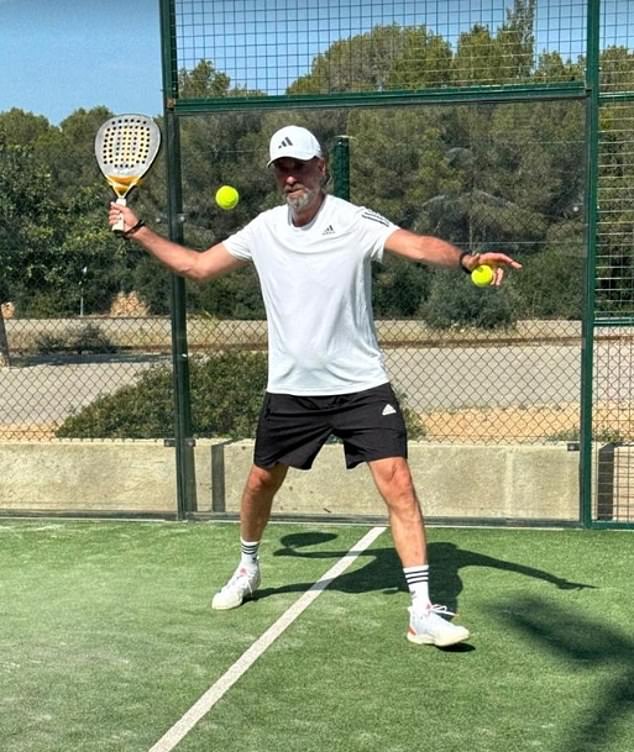 Klopp took to Instagram to reveal he has been playing padel at the start of his holiday