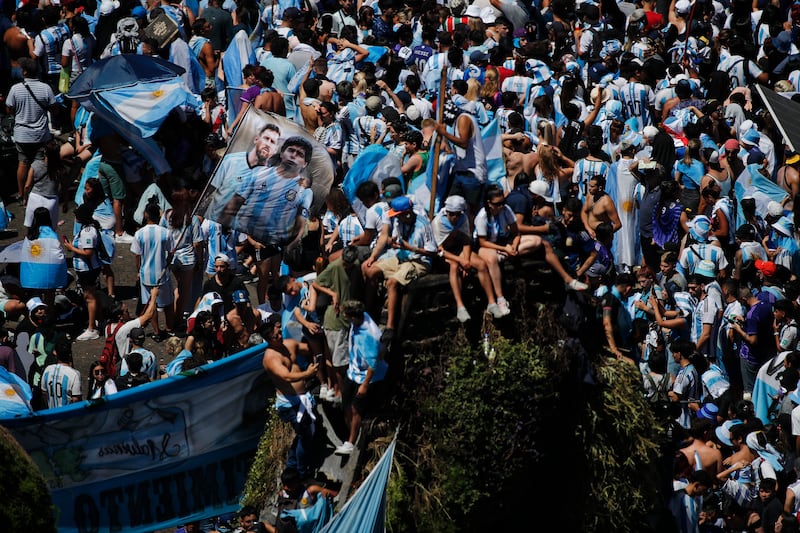 Argentina World Cup heroes greeted by millions of partying fans in Buenos  Aires