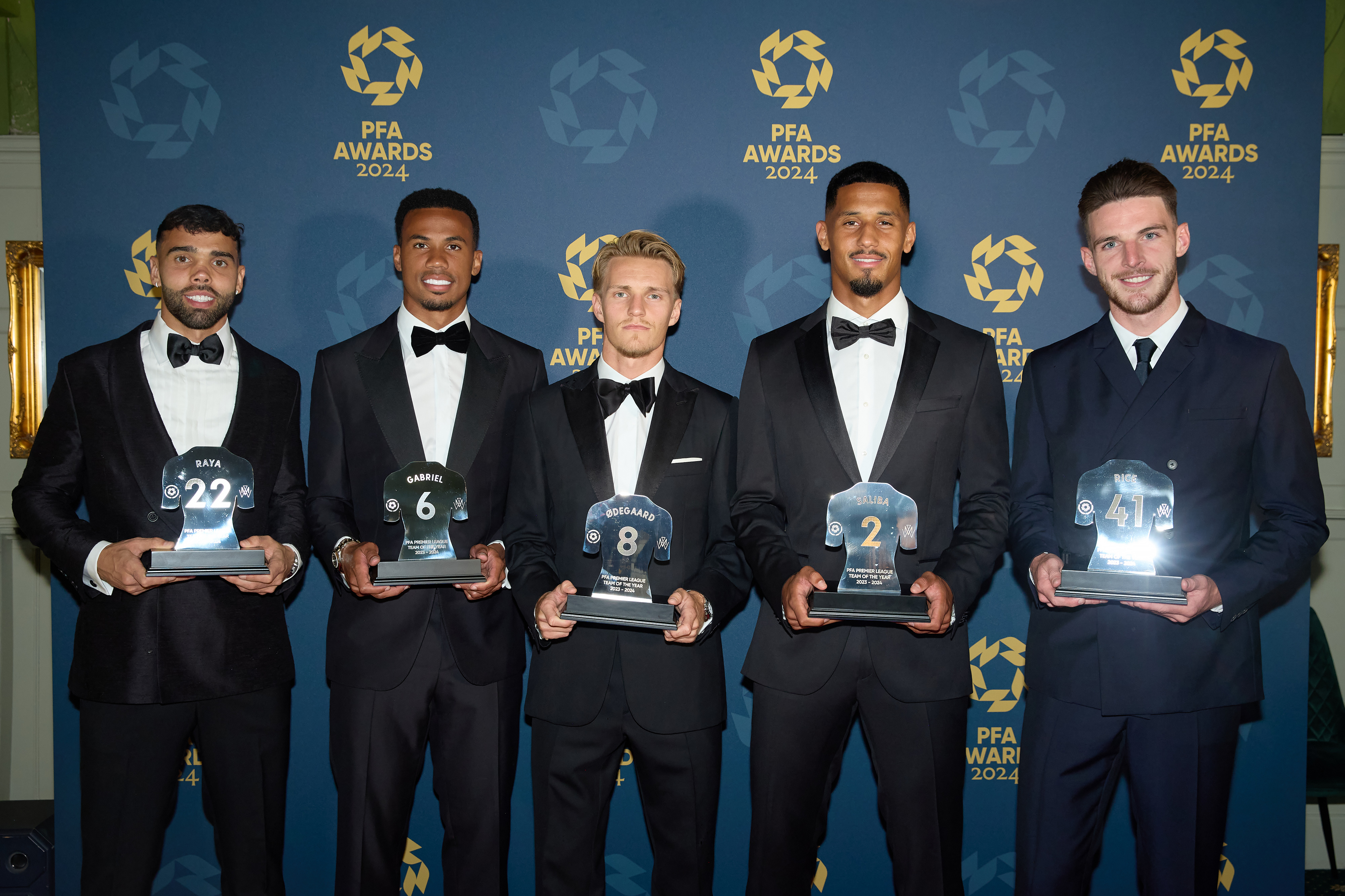 Arsenal stars dominated the PFA Team of the Year